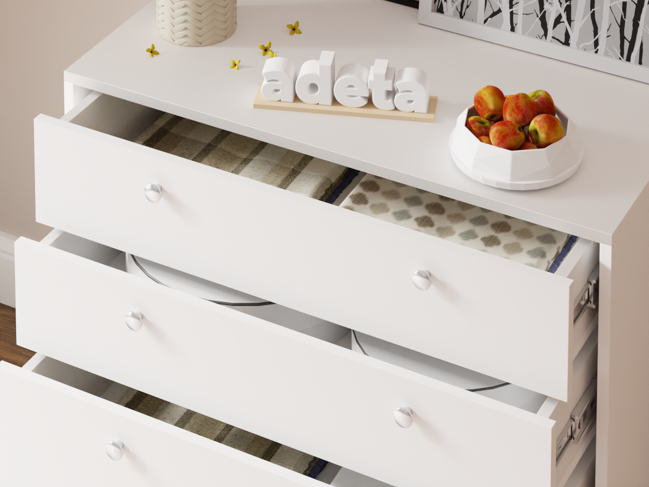 Комод Каллакс 15 white ИКЕА (IKEA) изображение товара