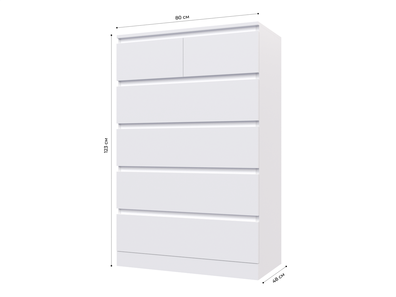 Комод Мальм 26 white ИКЕА (IKEA) изображение товара