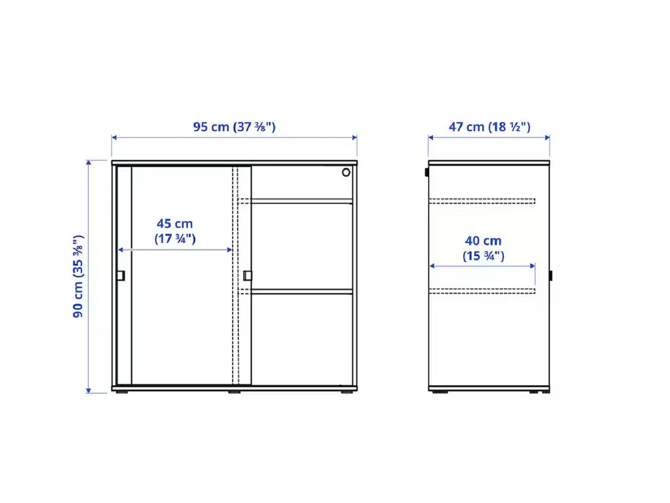 Комод Вихалс 114 white ИКЕА (IKEA)  изображение товара