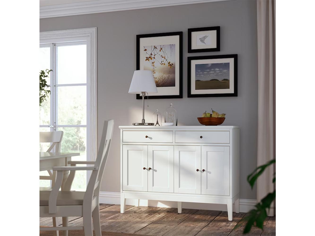 Комод Иданас 113 white ИКЕА (IKEA) изображение товара