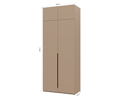 Изображение товара Распашной шкаф Пакс Альхейм 22 brown (black) ИКЕА (IKEA) на сайте adeta.ru