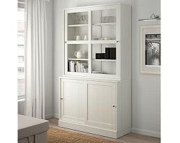 Изображение товара Книжный шкаф Хавста 12 white ИКЕА (IKEA) на сайте adeta.ru