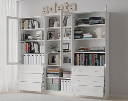 Изображение товара Книжный шкаф Билли 369 white ИКЕА (IKEA) на сайте adeta.ru