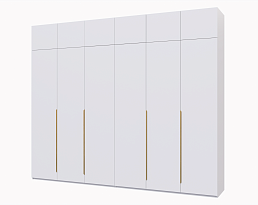 Изображение товара Распашной шкаф Пакс Альхейм 26 white (gold) ИКЕА (IKEA) на сайте adeta.ru